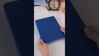 Unboxing and installing our leather trifold case for the 
