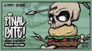 Final Bite! | Adobe Illustrator Timelapse Speed Draw