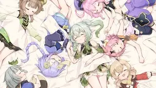 Dori, Nahida, Qiqi, Diona, Sayu, Yaoyao And Klee edit (Genshin Impact)
