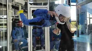 Первый полёт в аэротрубе. г. Ижевск