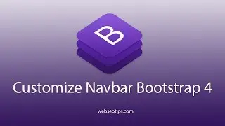 How to customize navbar - bootstrap4 tutorial
