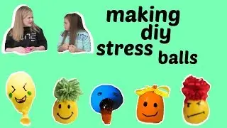 Making diy stress balls! (ft. Mia the Gymnast!)