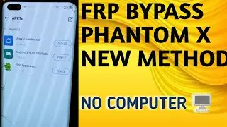 FRP BYPASS TECNO PHANTOM X NEW METHOD / CONTOURNEMENT COMPTE GOOGLE PHANTOM X