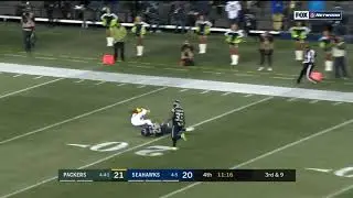 Davante Adams Gets 57 Yard Catch Against The Seahawks (Packers vs Seahawks)