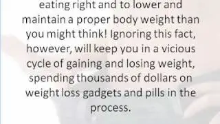 Permanent Weight Loss - The Secret They Aren't Telling You