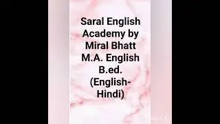 Introduction to sentences and it's types