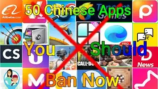 50+ Chinese(china)apps ban in India 2020|TikTok,PubG Ban|Uninstall ,remove These Virus App(Bengali).