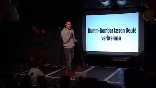 Maximilian Nowroth beim 3. Kölner Reporter Slam
