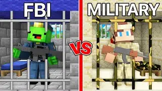 Mikey FBI vs JJ MILITARY Prison Escape in Minecraft (Maizen)