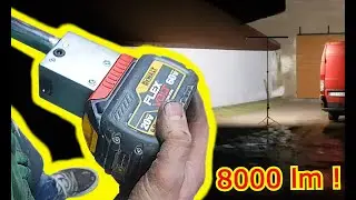 DIY cordless work light! Best homemade Dewalt 20v lamp!