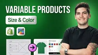 Shopify Tutorial: How to Create Variable Products 🚀 (Sizes, Colors & Variants)