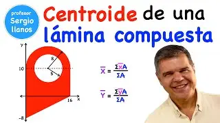 CENTROIDE de una lámina compuesta en minutos