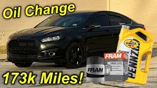 173,000 Mile Oil Change on my 2013 Ford Fusion