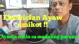 How to repair astron electricfan not working!