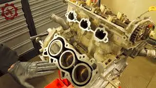 NISSAN MAXIMA замена прокладки ГБЦ на моторе VQ20