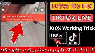 TikTok LIVE Access Suspended Permanently Problem Solve ✅ | Live Ban Recover Kaise Kare?