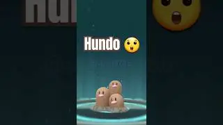 Evolving hundo pokemon || Hundo Dugtrio #anime #gaming #shorts