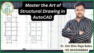 How to Make Structural Drawing || Structural Engineer Drawings || House Structure Drawing || Beam