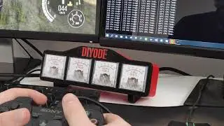 Retro Computer Dashboard Custom Analogue Resource Monitor