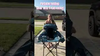 Amazon Review- Portable Folding Chair with Cooler