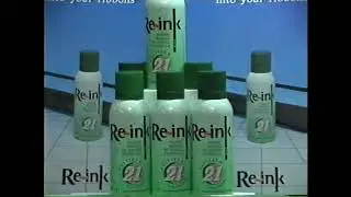 "Re-Ink" - Arca's eerste commercial in 1989.