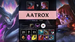 Aatrox Top vs Aurora: Triple Kill, Legendary - KR Master Patch 14.16