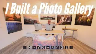 I Built a Photo Gallery! (in our garage) | Ian Smith Fotografi