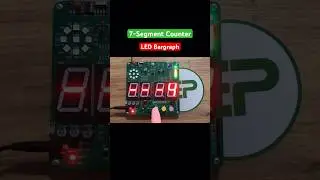 7-Segment Counter, Bargraph Speed Controller, Button Interrupt #bargraph #7segmentdisplay #button