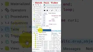 How To Drop All Tables/Views In PostgreSQL
