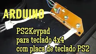Arduino - Keypad 4x4 com biblioteca para Teclado PS2 alterada