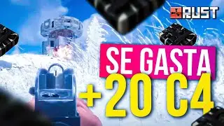 Se GASTA +20 C4 y LE HACEMOS COUNTER-RAID 💣💣 l RUST Gameplay Español #6