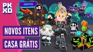 Casa GRÁTIS + Novidades da Atualização de Halloween do PK XD