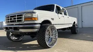 Farm Truck RUINED By MASSIVE Wheels And Tires!
