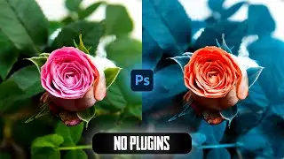 How to change color of 'Green to Blue' in PHOTOSHOP...