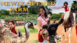 Newly opened farm | must visit place near Bangalore | ultimate adventures | Animal Feeding |Pet Farm