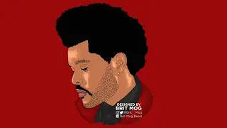 The Weekend - BEGINNER How To Cartoon Yourself !- Step By Step Tutorial ( ADOBE ILLUSTRATOR )2021