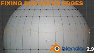How to Fix distorted Edge in Blender | Edge Flow ( Blender Tutorial )