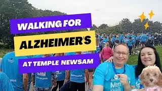 Walking for Alzheimer's! MASSIVE turn out for this wonderful cause! #walking #alzheimersawareness