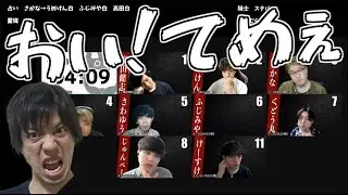 【人狼】高田健志、人狼ゲーム中にブチギレて大発狂した問題のシーン