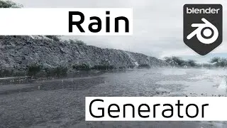 Blender Rain Generator | Geometry Nodes