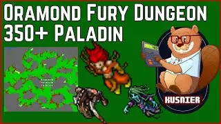 Oramond Fury Dungeon (amazing density!) | 350+ Paladin | Tibia