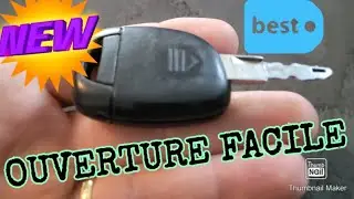 COMMENT OUVRIR UNE CLÉ RENAULT FACILEMENT(CLIO , MODUS ,TWINGO )