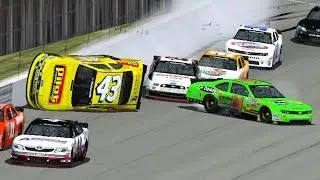Nascar Racing 2003 Crash Compilation 2