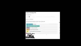Daily Poll Nov 6th