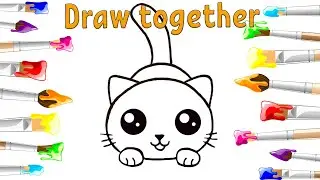 How to Draw a Kitten | Как нарисовать котенка