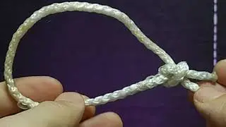 Супер! скользящий узел для рыбака и охотника. Super sliding knot for fisherman and hunter.