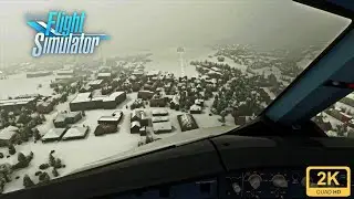 EPIC SNOW STORM Landing at INNSBRUCK | Microsoft Flight Simulator 2020