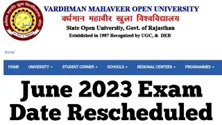 vmou exam 2023 date changed/#vmouexam2023