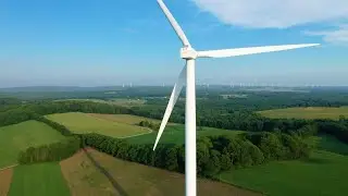 Wind Farm Aerial 4K