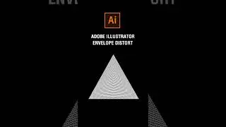 Envelope Distort in Adobe Illustrator (adobe illustrator tutorial)
